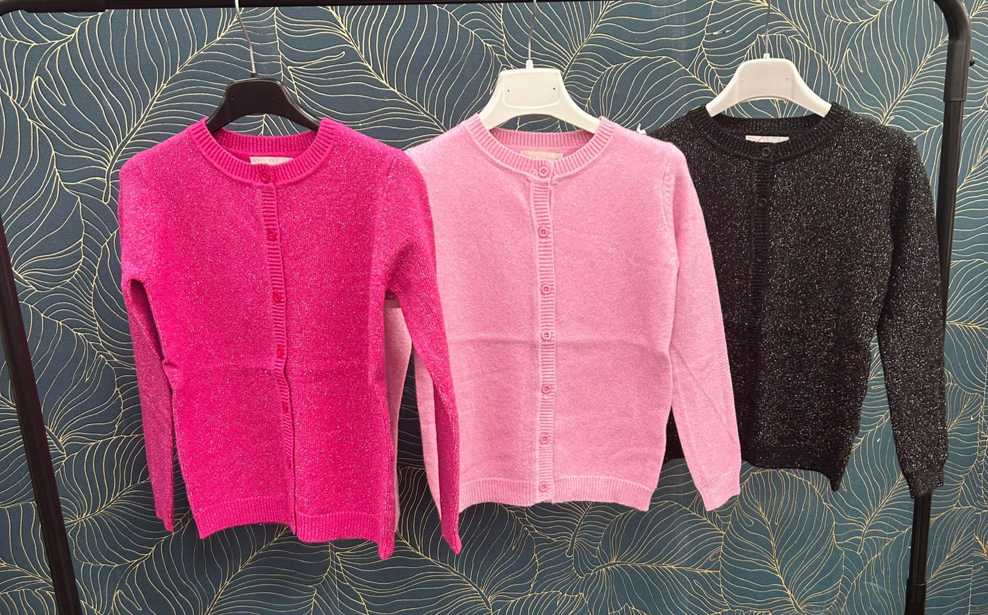 Cardigan bimba glitter
