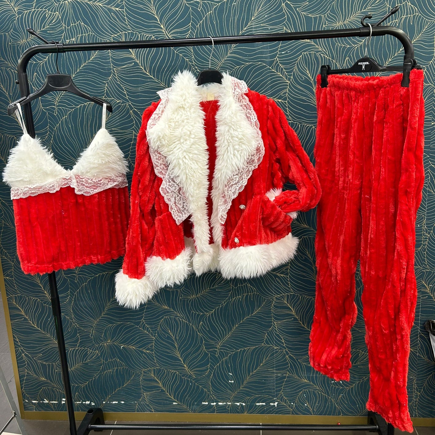 Pigiama donna con pelliccia