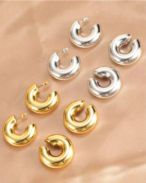 Set orecchini e earcuff C