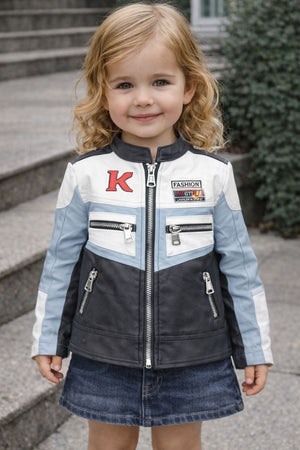 Giubbino in pelle bimba