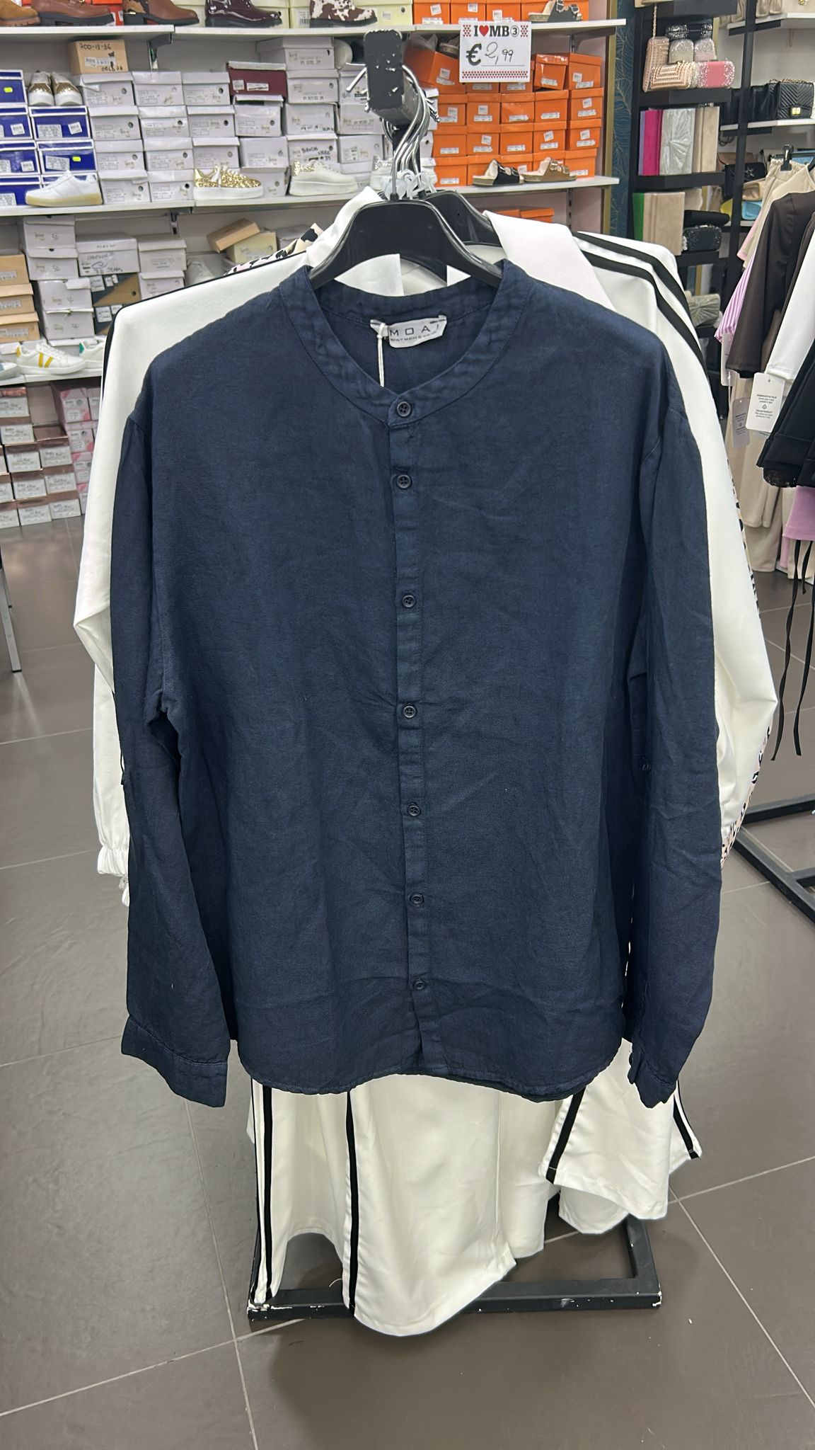 Camicia uomo in lino