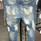 Jeans uomo scolorito