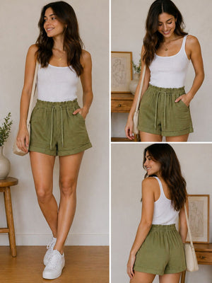 Pantaloncino donna elastico