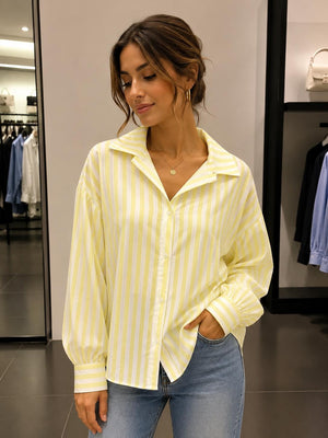 Camicione righe donna