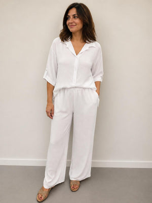 Completo donna in lino