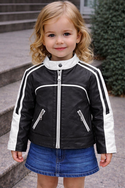 Giubbino in pelle bimba