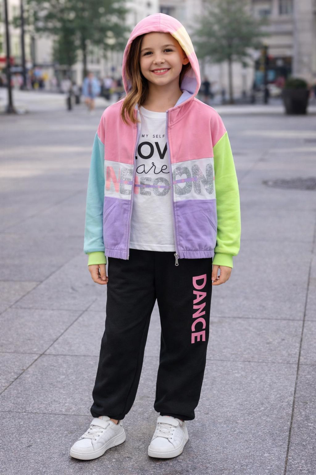 Tuta neon bimba