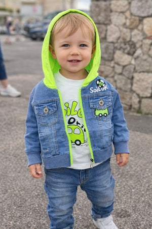 Completo neonato macchinina